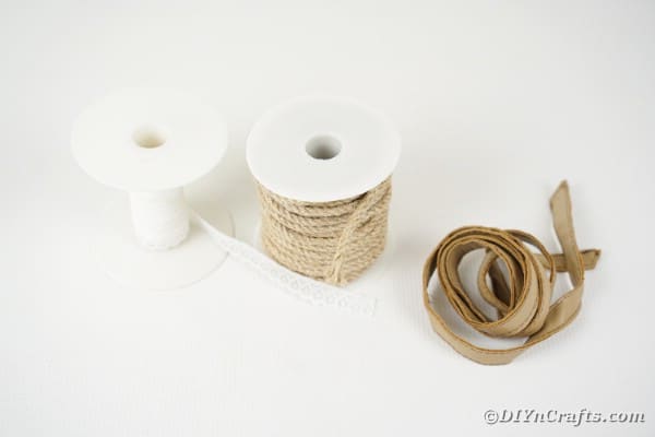 Supplies for rope basket