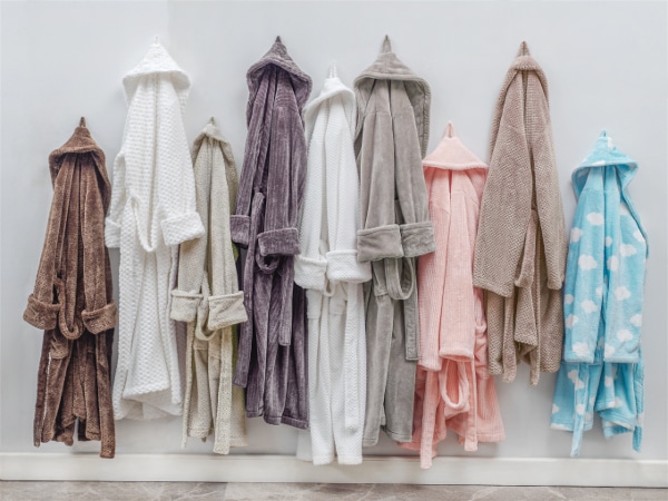 Robes hanging on wall