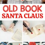 Old book Santa Claus Collage