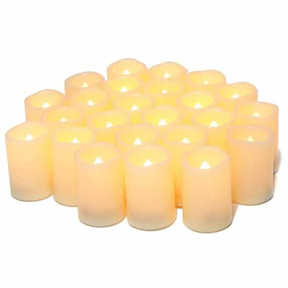 Flameless Flickering Votive Candles
