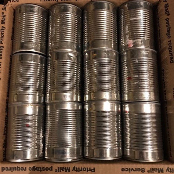 24 Tin Cans For Target Practice No Free Shipping in this Item | Etsy