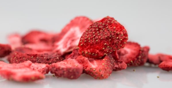 Dehydrated strawberries