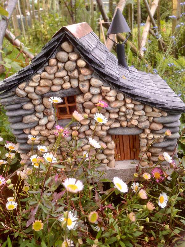 Stone fairy house