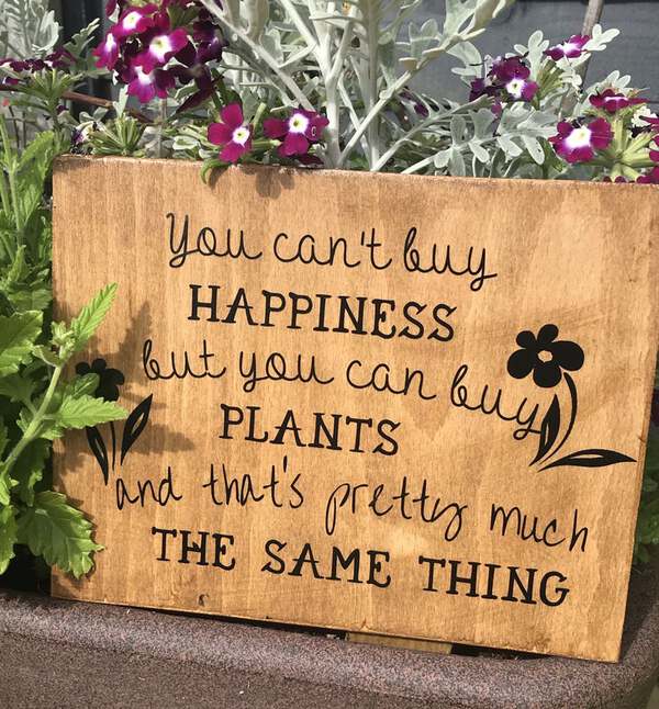 PERSONALISED GARDEN SIGN WELCOME SIGN GARDENERS SIGN GARDENING SIGN FLOWERS BULB