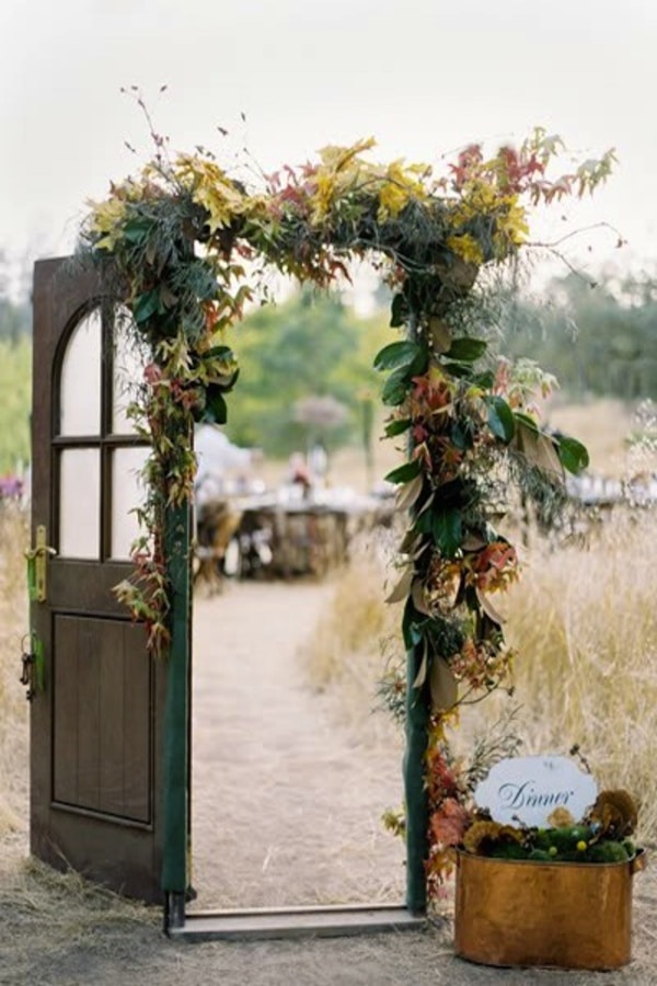 Wedding door arch