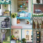 Porch wall decor collage