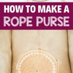 Rope purse collage