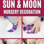Sun and moon baby decor collage