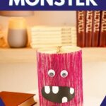 Pink monster on table
