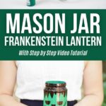Mason Jar Frankenstein collage