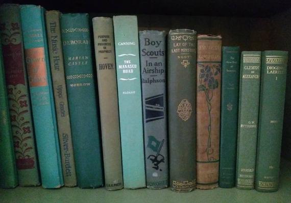 Old & Vintage Books For Reading/Decor/DIY/Lots Of Colors. | Etsy