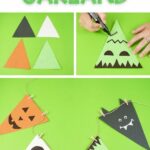Halloween garland collage