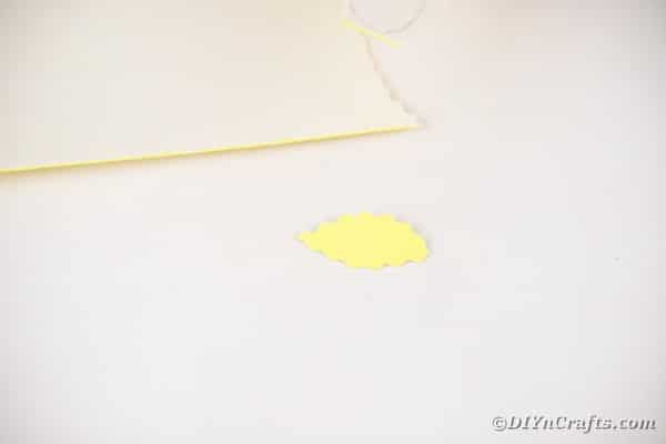 Foam paper leaf