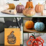 Pumpkin decor collage