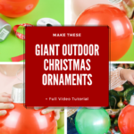 Giant outdoor Christmas ornament how to