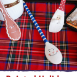 Santa, Snowman, and Gingerbread spoons