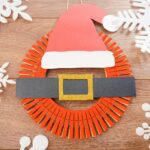 Festive DIY Santa Wreath Decoration