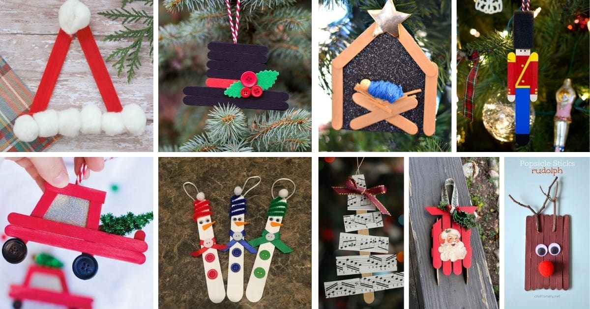 35 Adorable Christmas Craft Stick Projects For Kids Diy Crafts