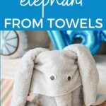 Towel elephant on bed
