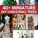 Mini christmas tree collage
