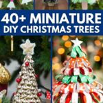Mini christmas tree collage