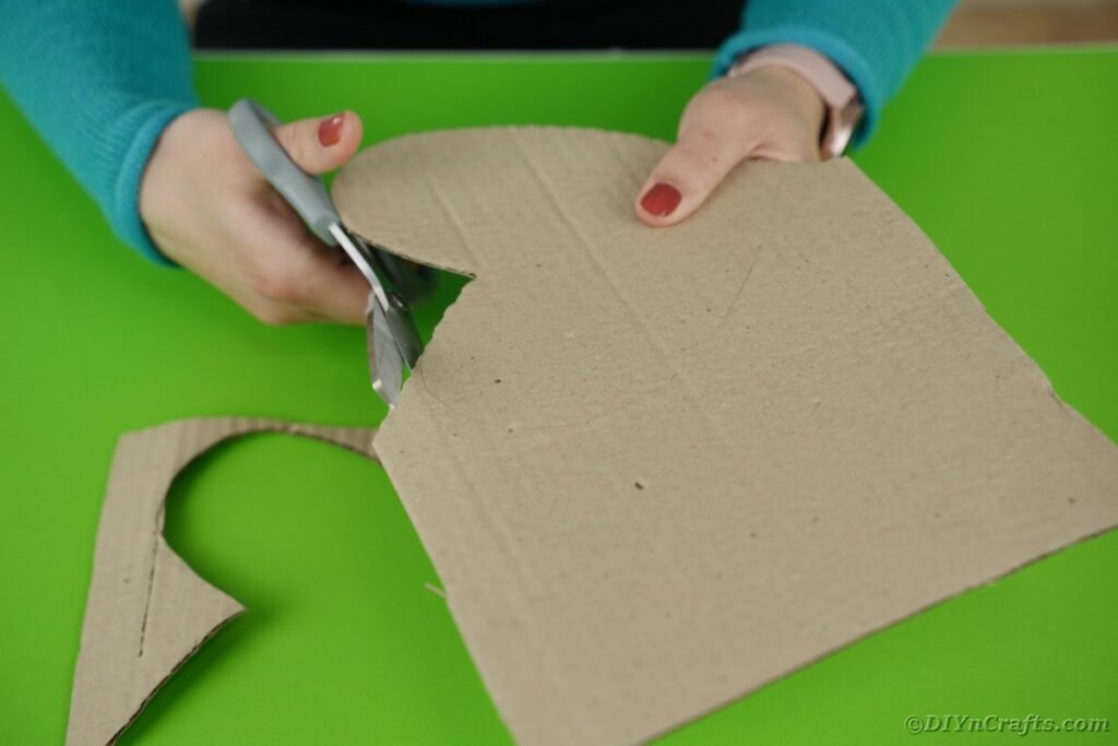 Cutting cardboard