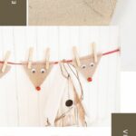 Burlap reindeer banner how to