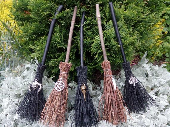 Mini Witch broom Tiny Wiccan Altar Broom | Etsy