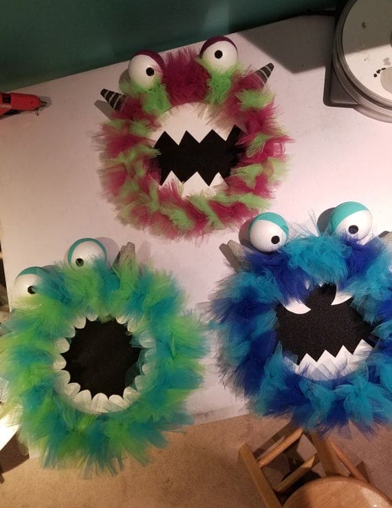 Morty the Monster wreath | Etsy