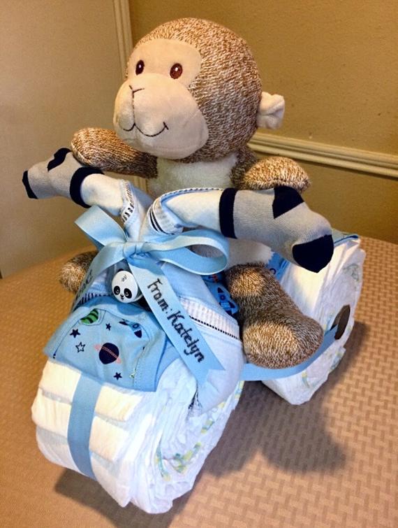Tricycle Diaper Cake | Etsy