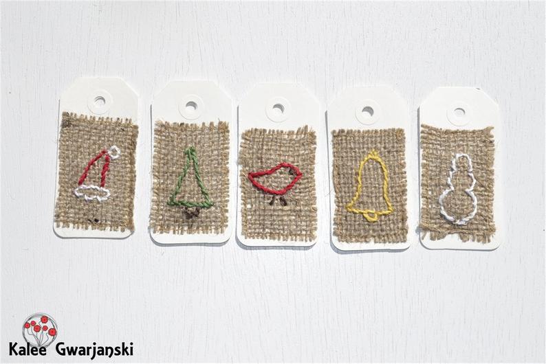 Holiday Gift Tags, Christmas Present Tags, Holiday Packaging