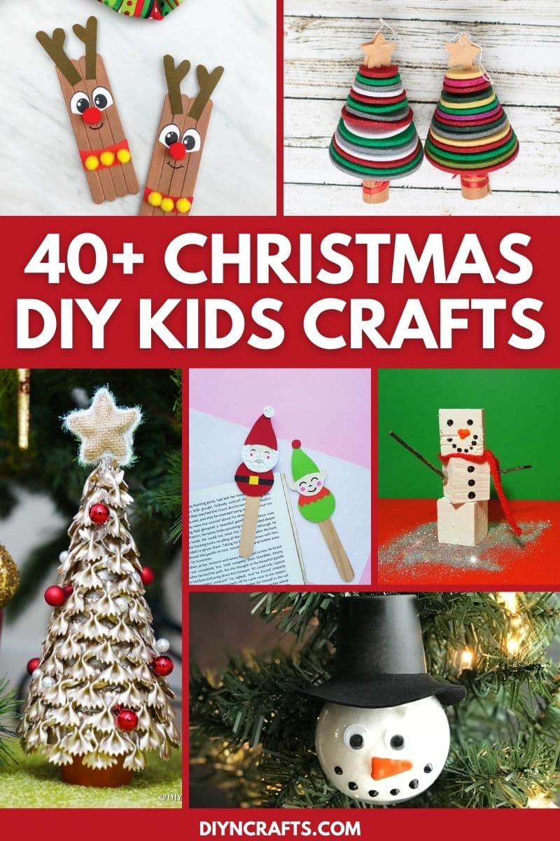 40 Fun Christmas Kid's Crafts Perfect for Winter Break - DIY & Crafts