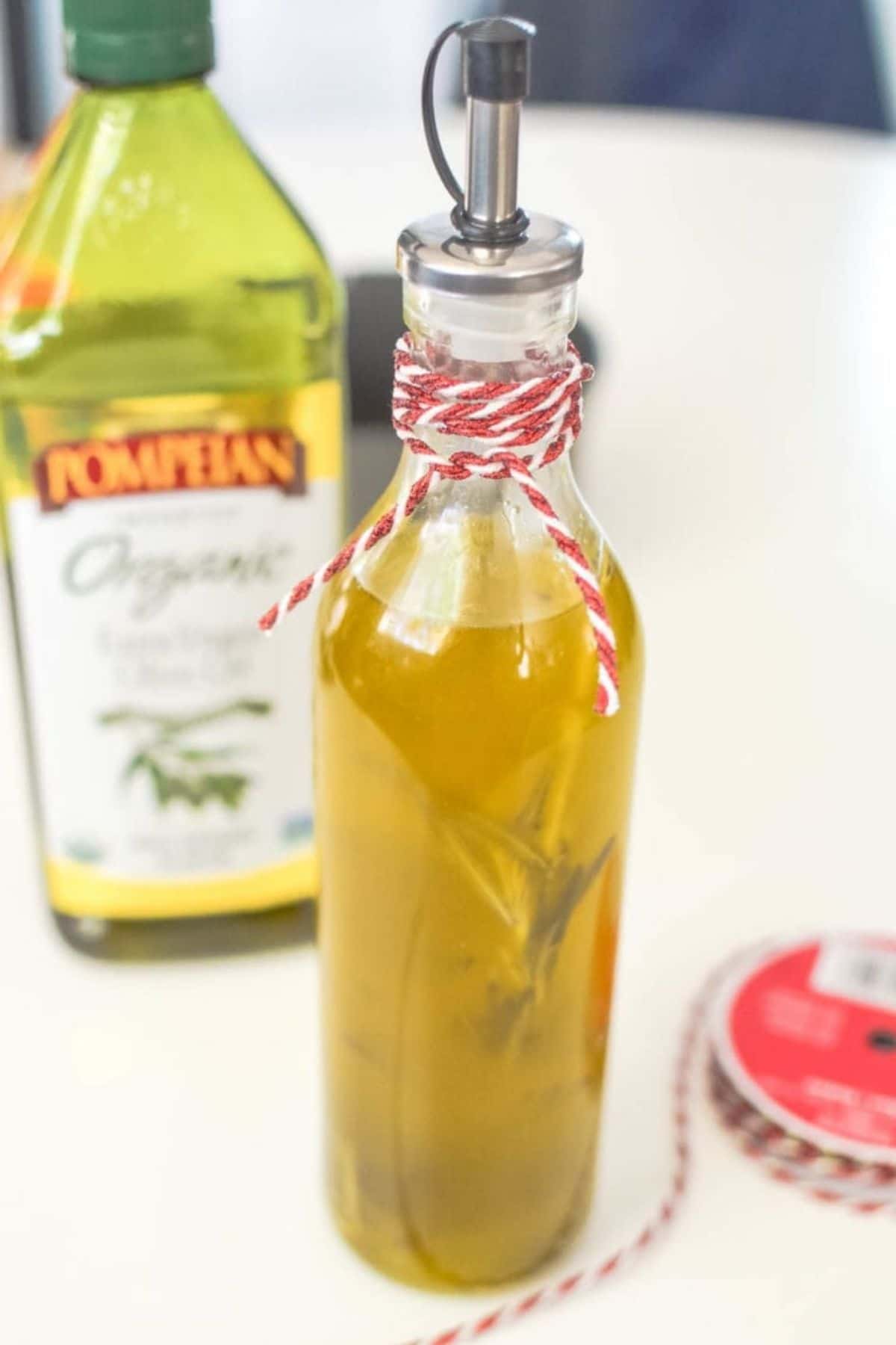 Jar of olive oil