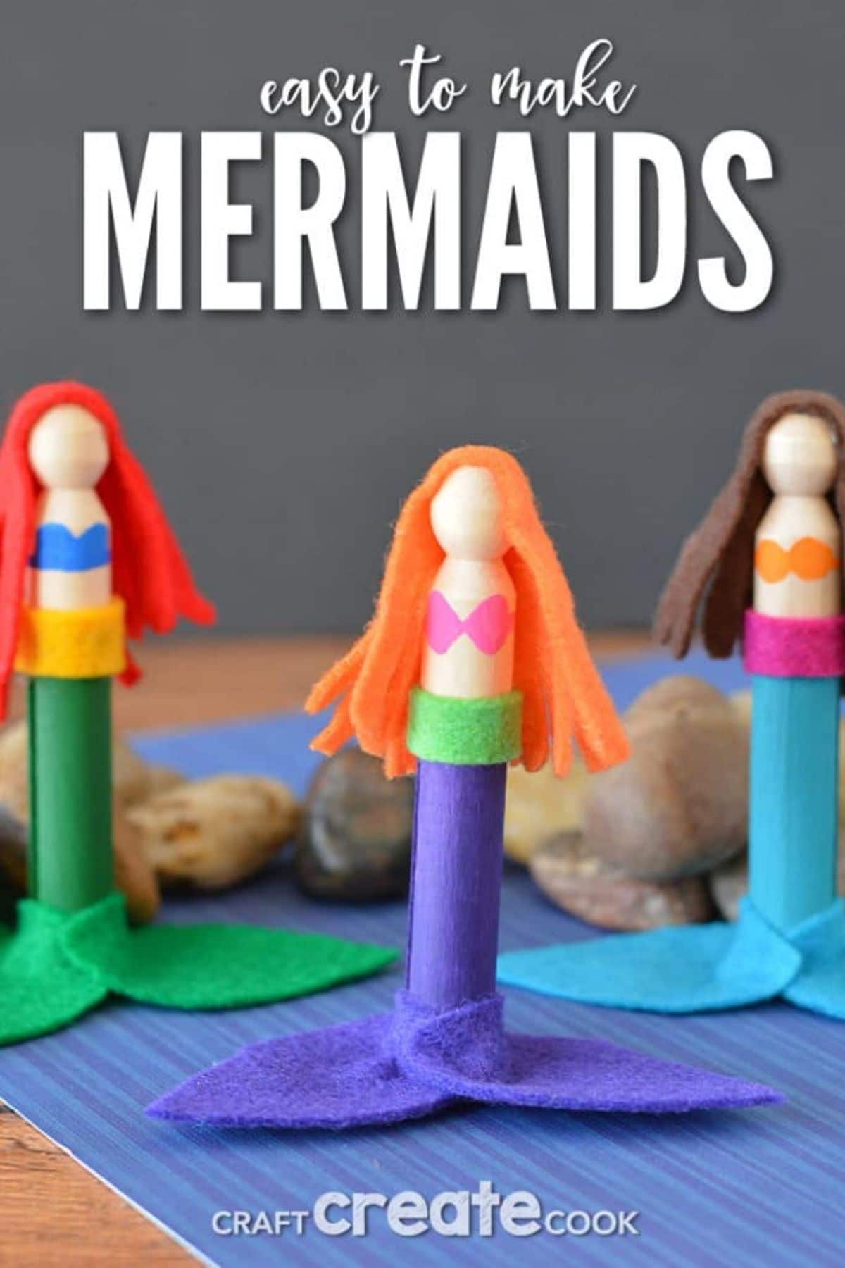 Mermaid pin doll