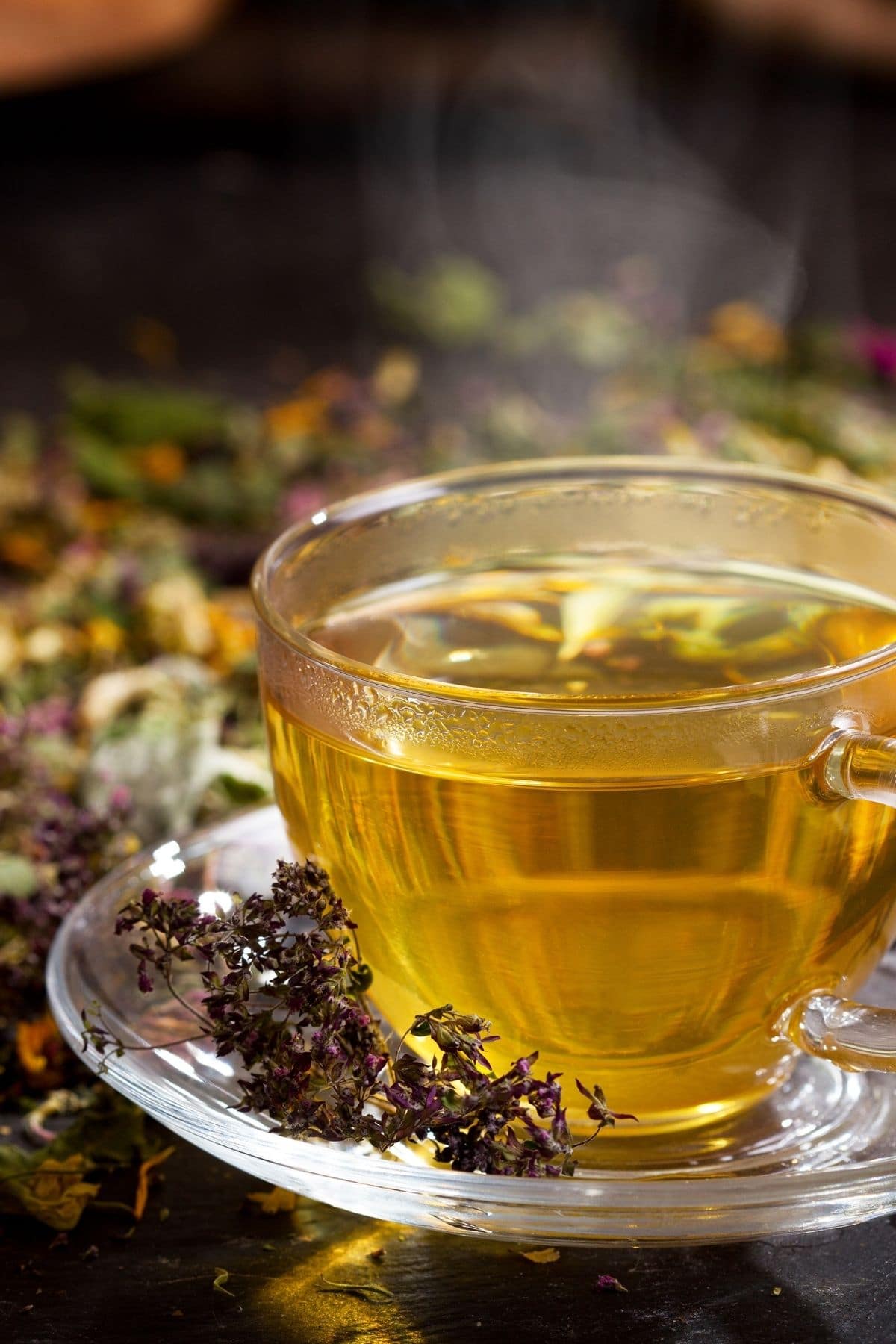 Orange herbal tea