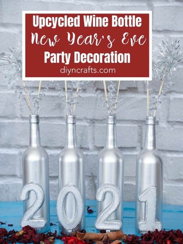 Wine Bottle New Year’s Eve Decoration