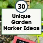 unique garden markers