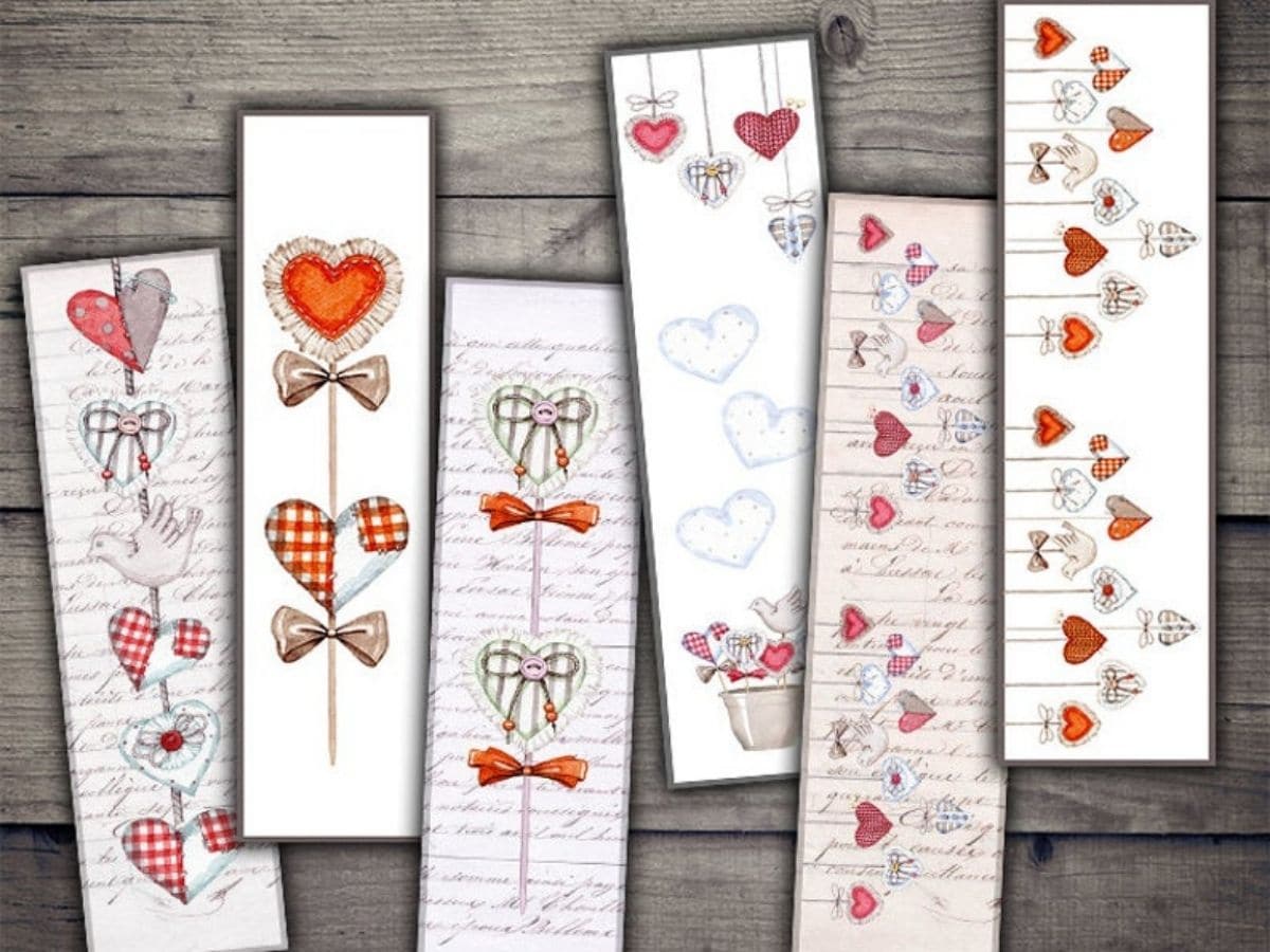 Printable bookmarks