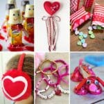 Valentines kids gifts collage