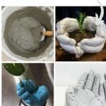 How to Make a Fun DIY Concrete Hand Planter