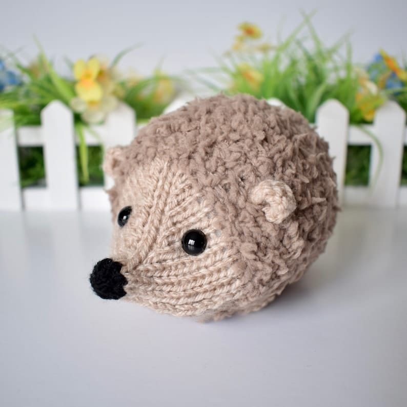 Snuggly Hedgehog toy knitting patterns | Etsy