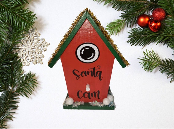 Santa Cam House Home Decor Christmas Ornament Christmas | Etsy