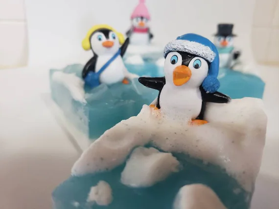 Penguins on Ice Handmade Soap | Etsy