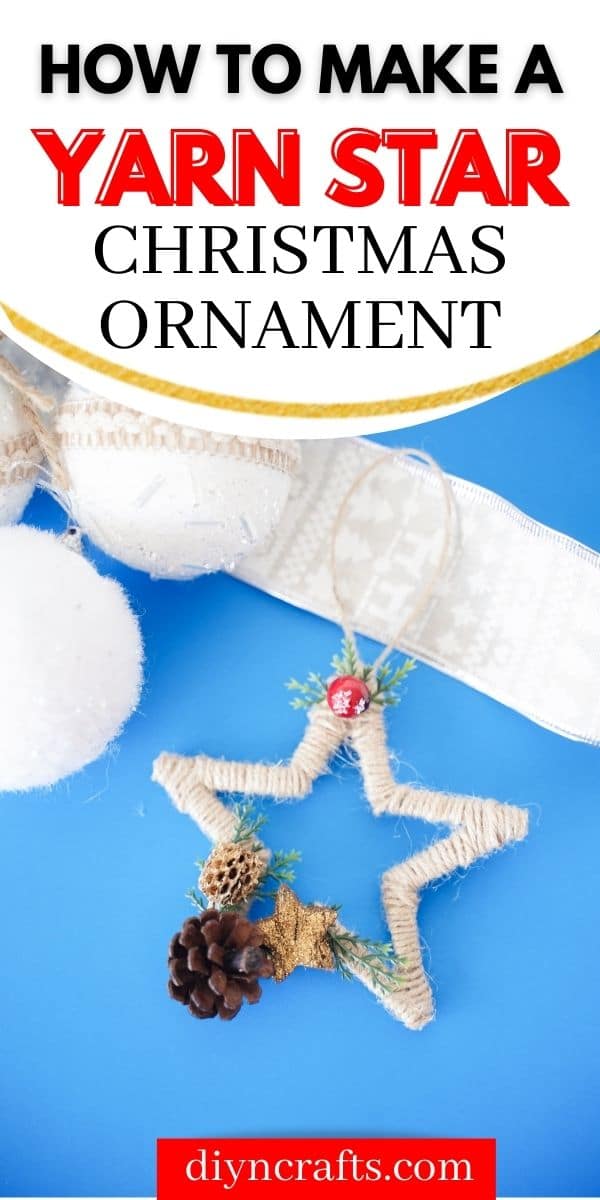 Rustic Twine Wrapped Star Christmas Ornament - DIY & Crafts