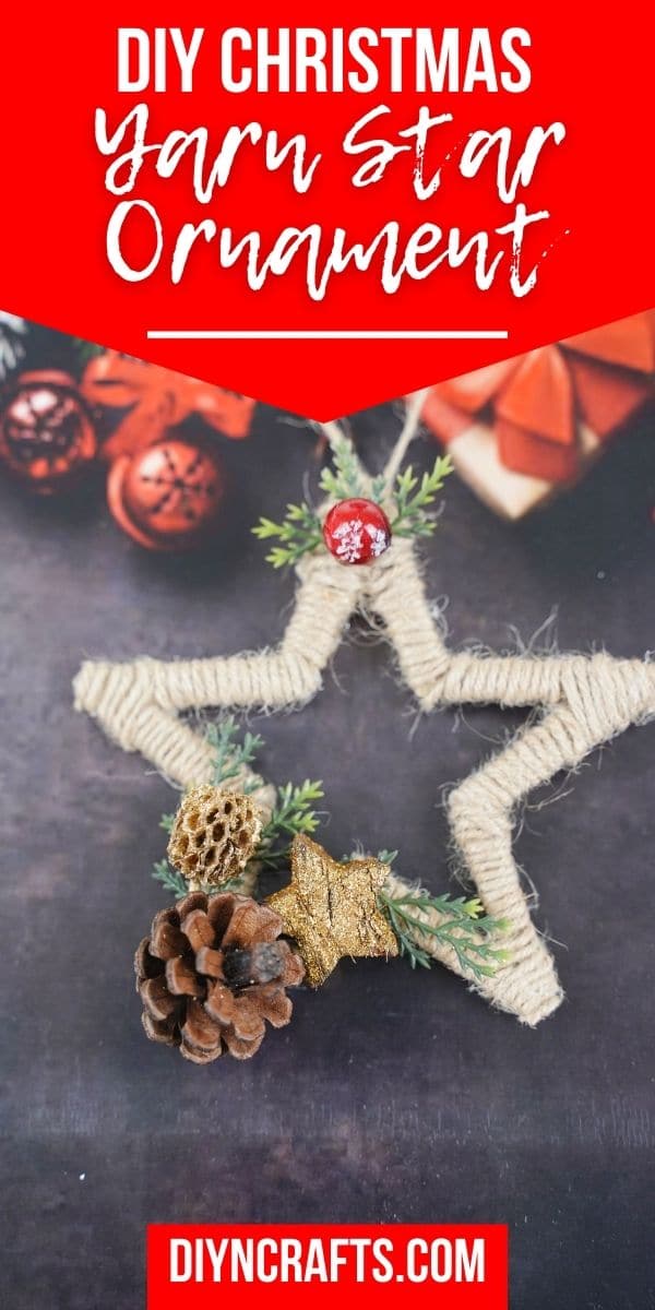 Rustic Twine Wrapped Star Christmas Ornament - DIY & Crafts