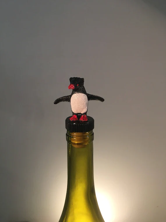 Penguin Bottle Stopper | Etsy