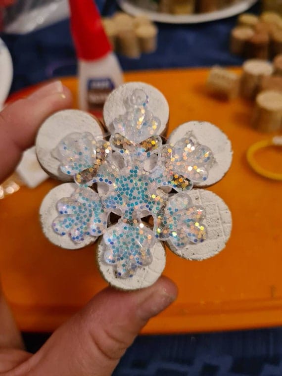 Cork Snowflake Ornaments | Etsy