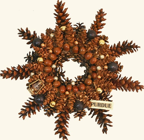 P Upinecone Star Wreath | Etsy