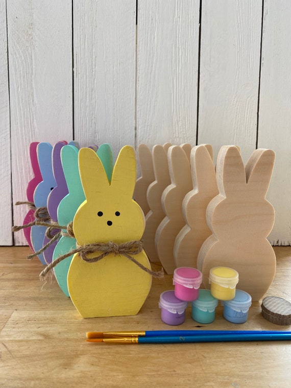 Easter Handmade Wooden Craft Kit for Kids Easter Decor Wood | Etsy
