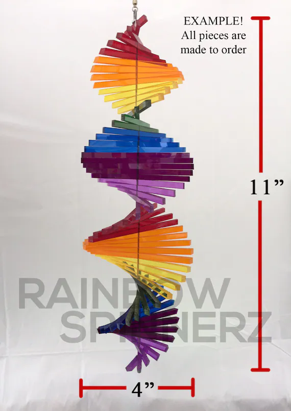 Rainbowspinnerz rainbow | Etsy